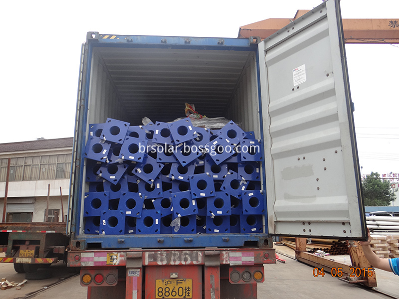 solar streetlight loading container 