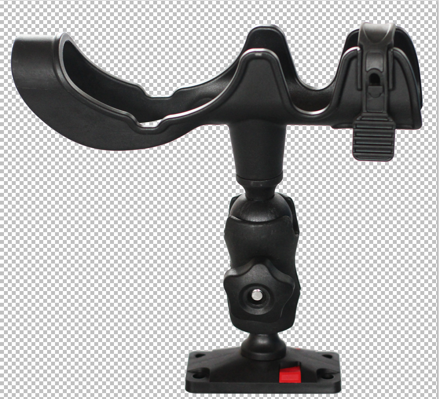 Rotating rod holder