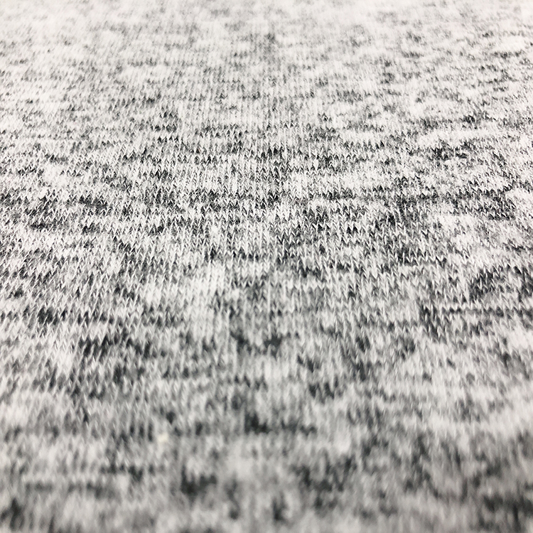 Gray Poly Viscose Hacci