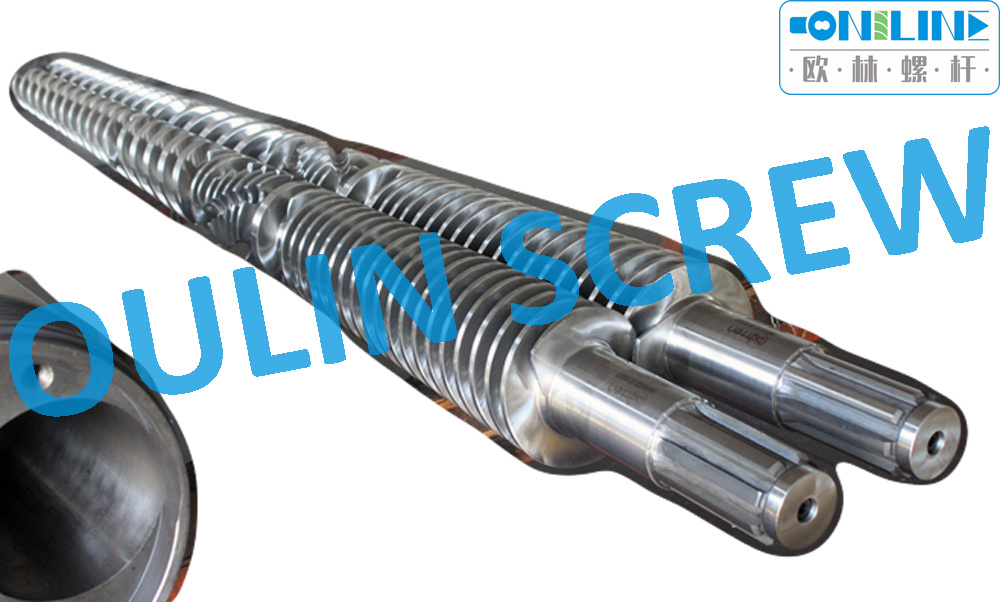 Double Screw and Conical Barrel 65/132 for PVC Extrusion