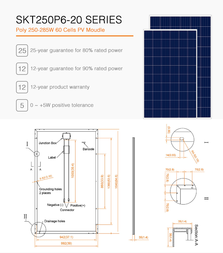 German technology 250w poly photovoltaic solar panel China ...