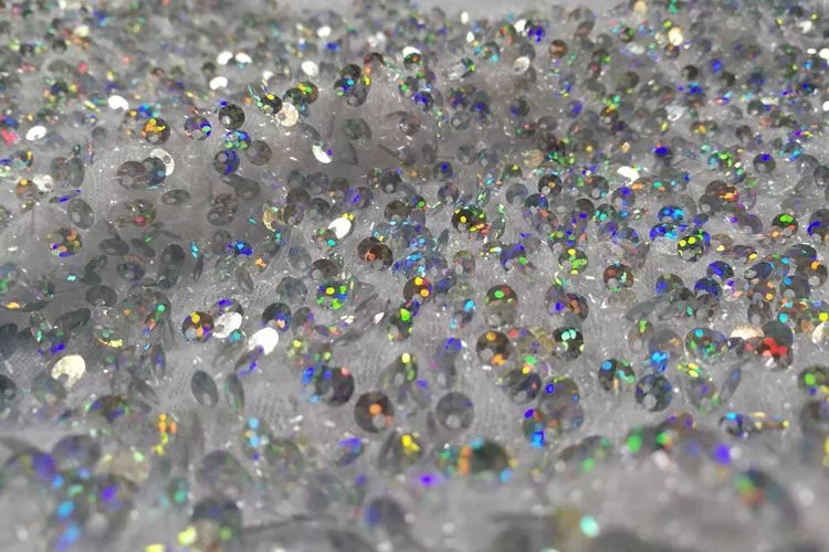 Polyester Mesh Sequin Fabrics