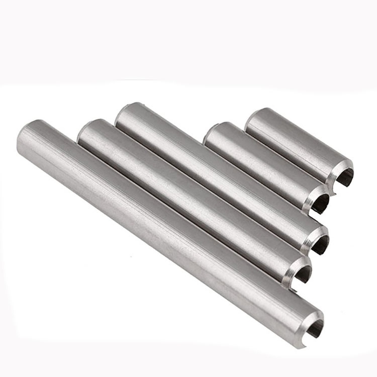 Stainless slotted spring pins Stainless slotted spring pins