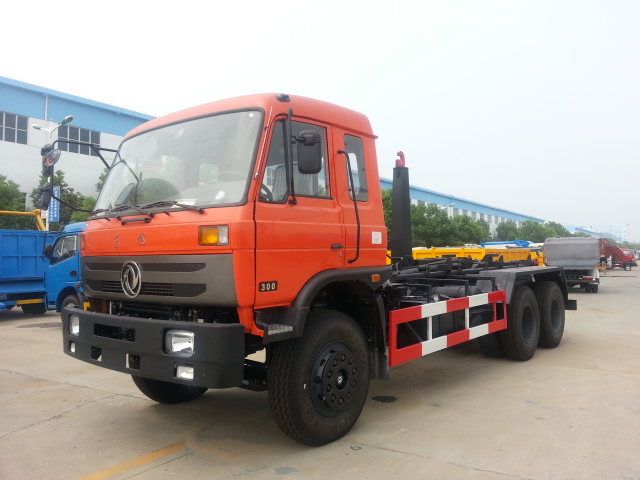 Dongfeng 6X4 14ton Self Loader Garbage Truck