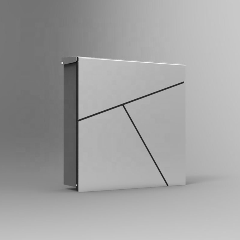 Customized Stainless Steel Waterproof Wall Mount Mailbox