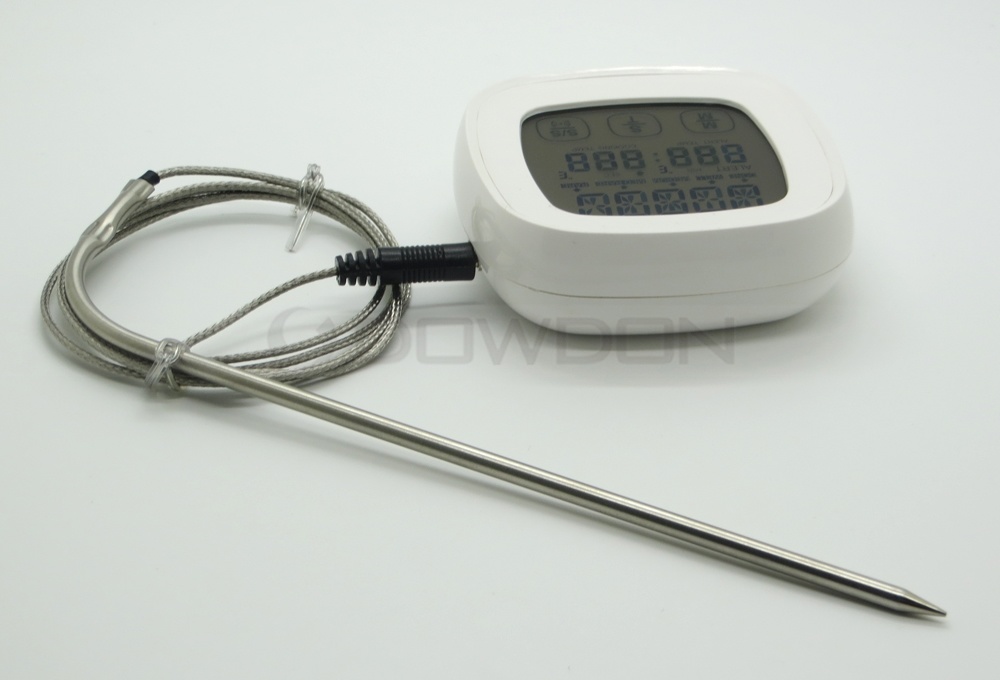 LCD Display Touch Screen Digital Kitchen Meat Thermometer