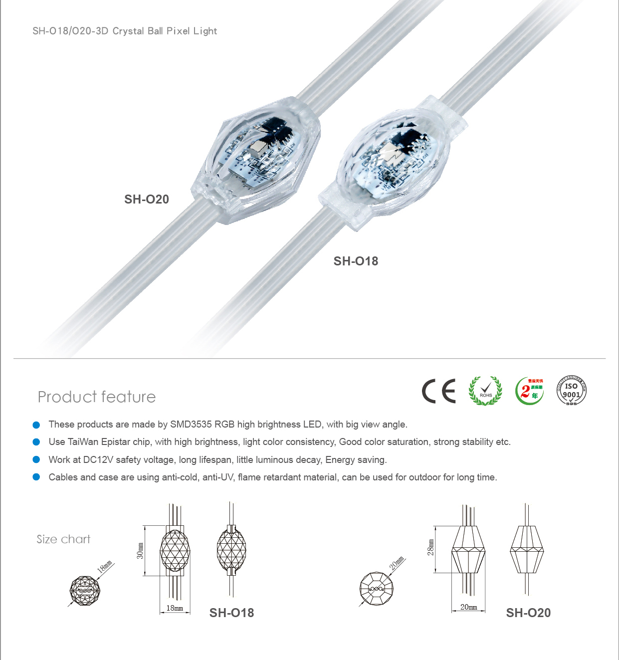 led ball lights