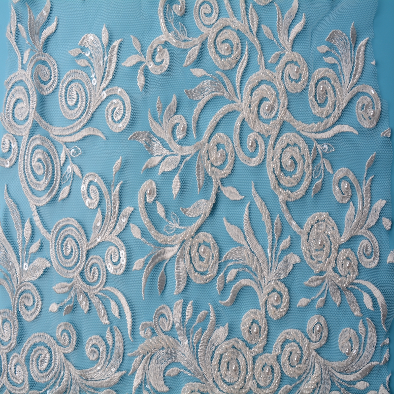 3d bridal fabric