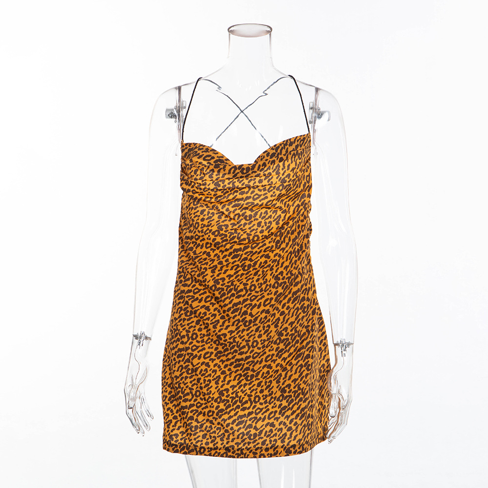  Mini Backless Slip Dress