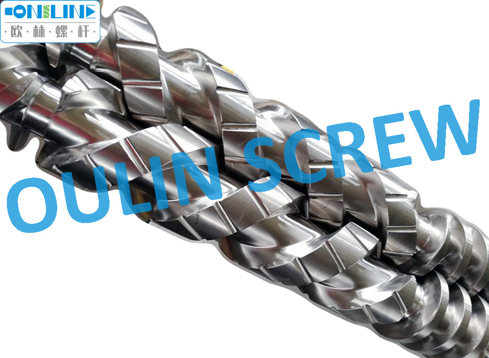 Produce Double Parallel Screw and Barrel for American Maplan Extrusion