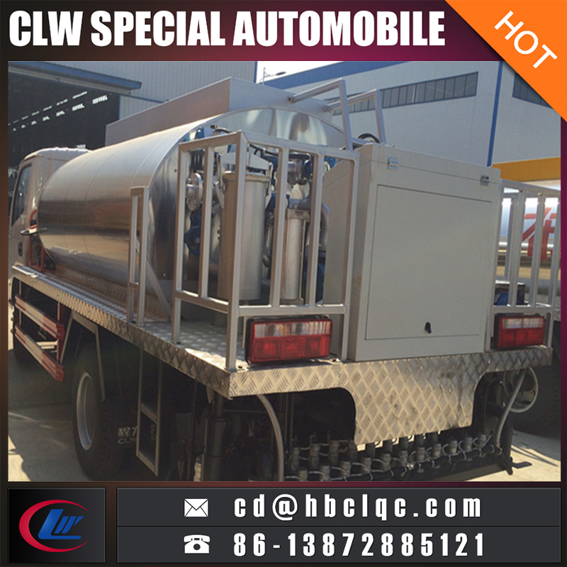 3t 4ton Asphalt Distributor Asphalt Transport Tank Truck Asphalt Paver