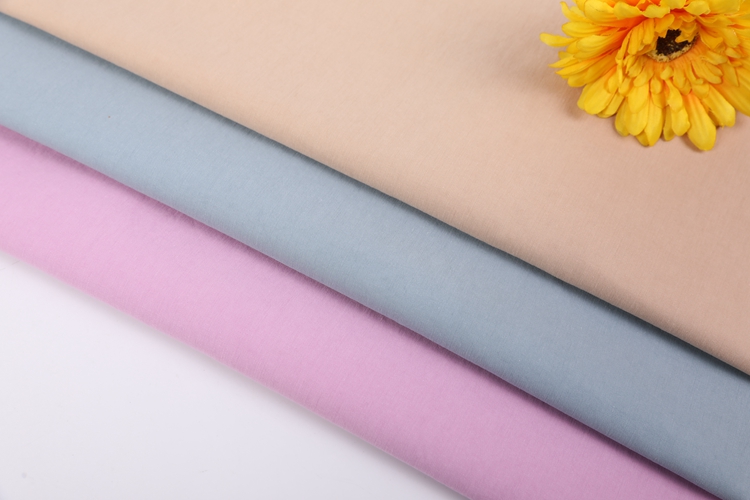  Keqiao manufacturer wholesale textiles solid plain woven cotton nylon blend fabric