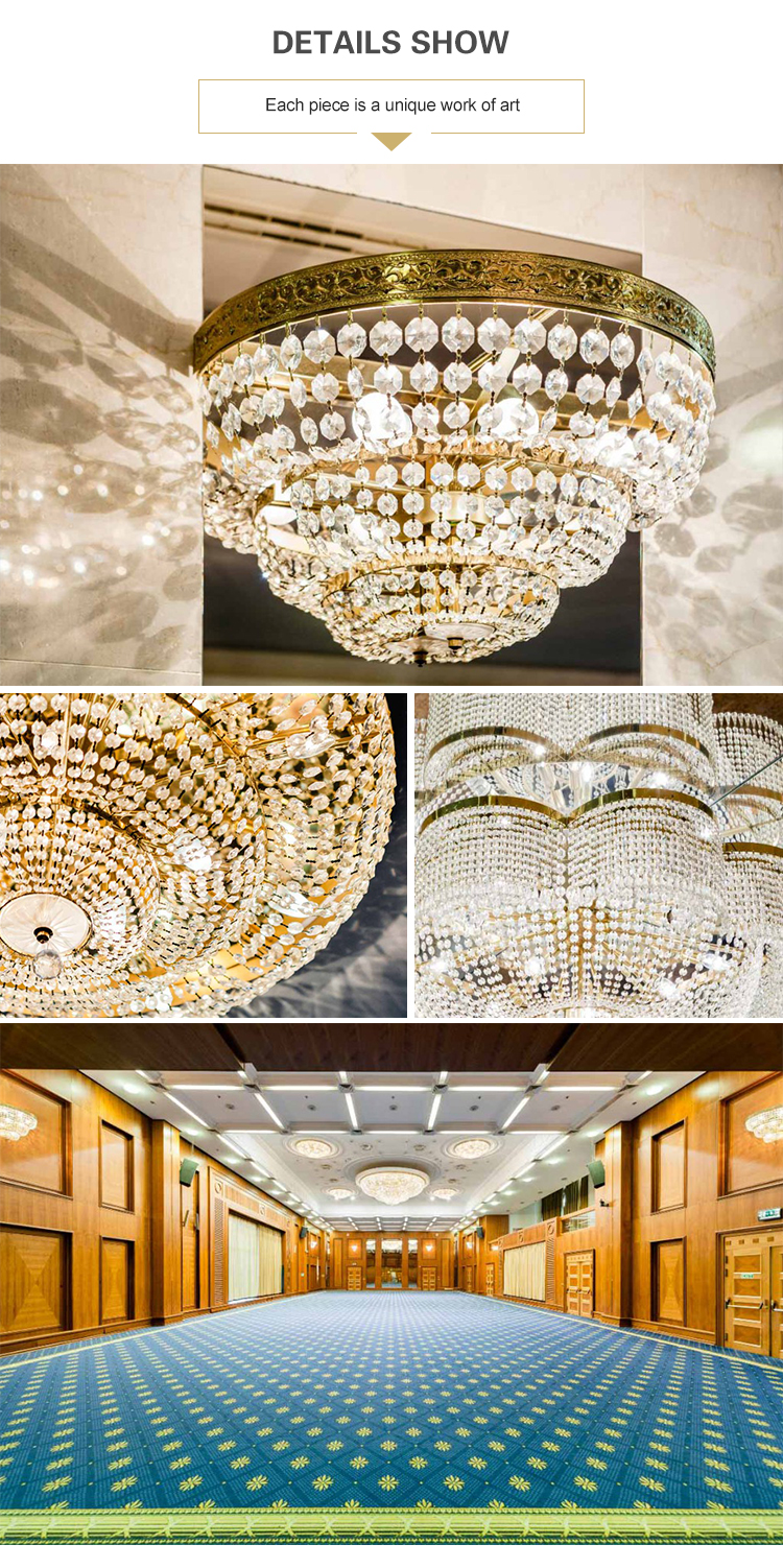 large hotel chandelier