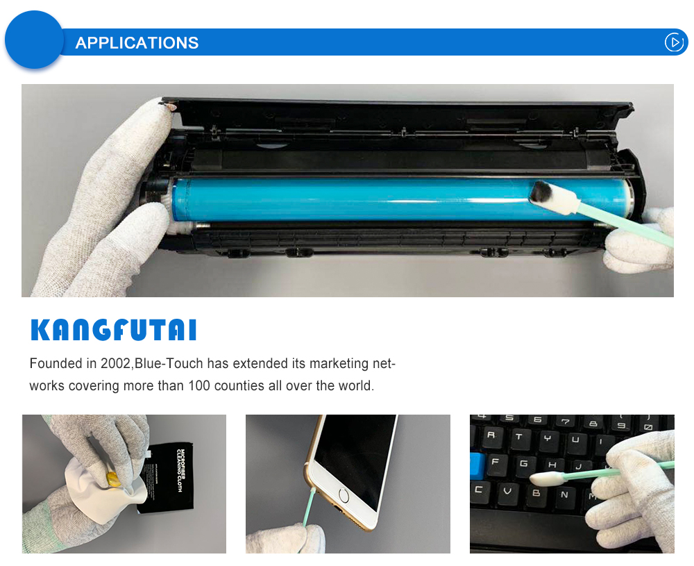 Open-Cell Printer Printer Cleaning Swab