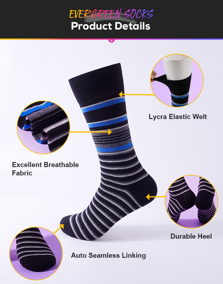 Dots Plaid Stripe Design Socks