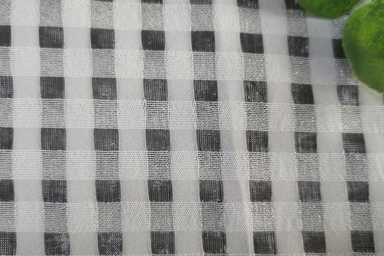 Factory Sale Polyester White Waffle Cloth Checks Fabrics