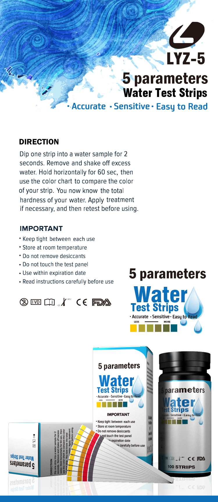 pool test strips