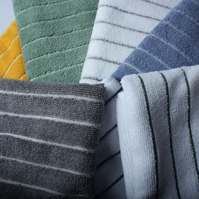 Microfiber Cleaning Cloths Stripe Towel Microfiber Cleaning Cloths Stripe Towel