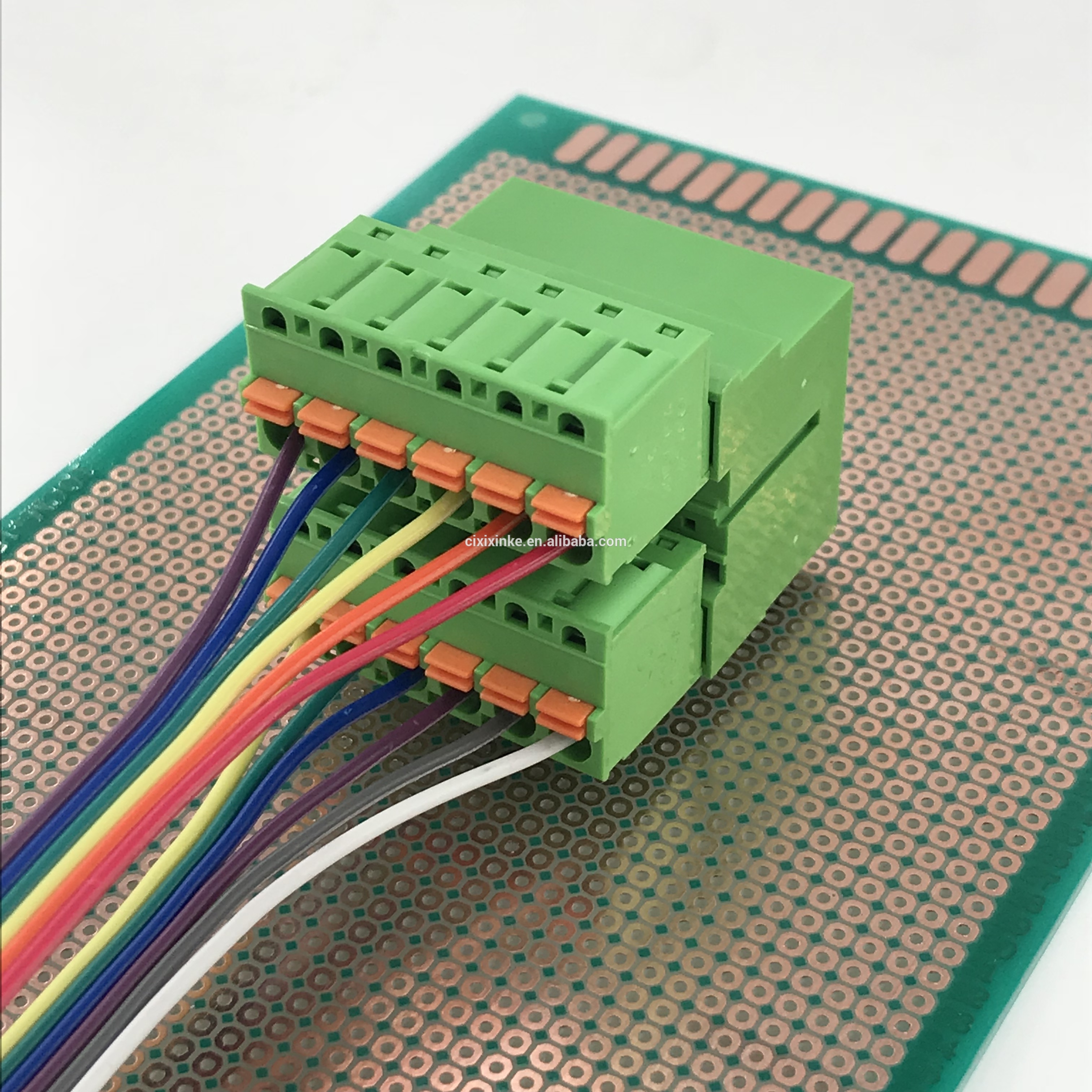 5.08mm pitch Double rows pluggable PCB terminal block China Manufacturer