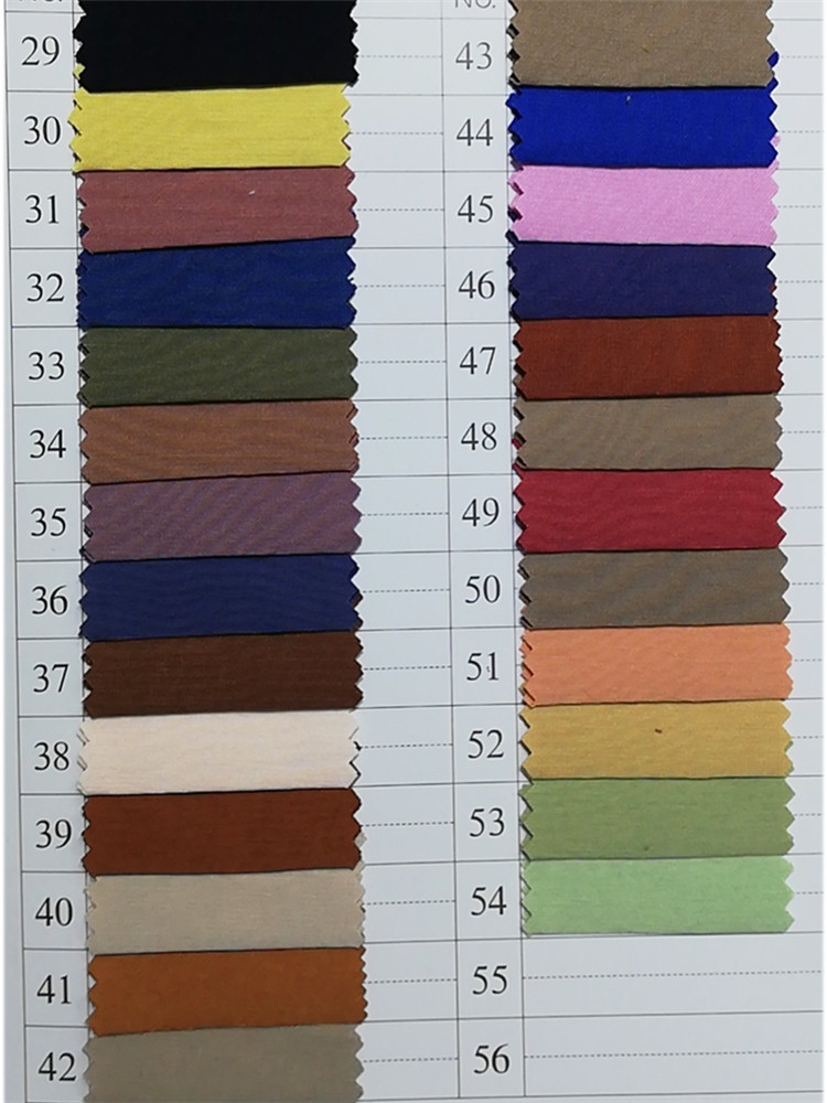 Stock eco woven plain polyester rayon fabric
