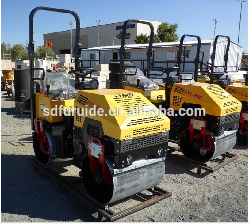 Soil Compaction Equipment Double Drum Vibratory Roller For Sale Fyl-880 ...