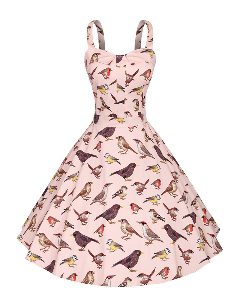 Vintage Print Dress