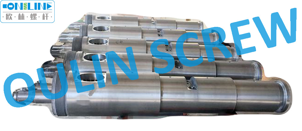 55/110, 55/120 Twin Conical Screw and Barrel for PVC Extrusion