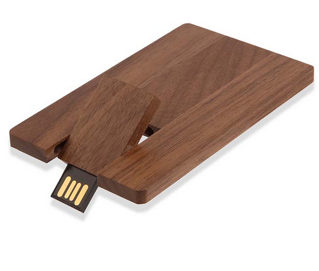 wooden card usb flash drive