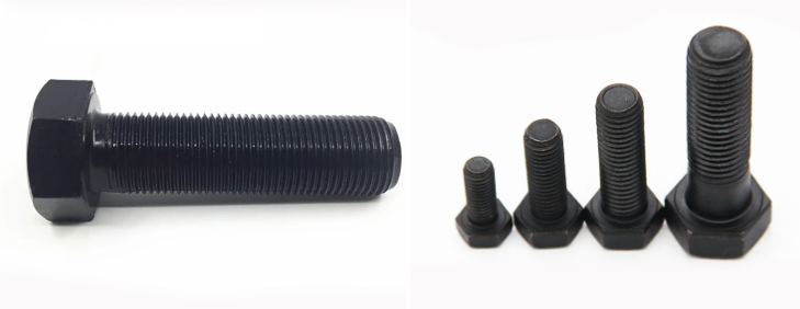 Hex bolts black oxide M12*50