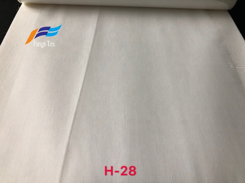 New White Plain Dyed Cheap Window Curtain Fabric 1