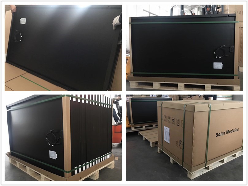 Customized 50w full black solar panel 