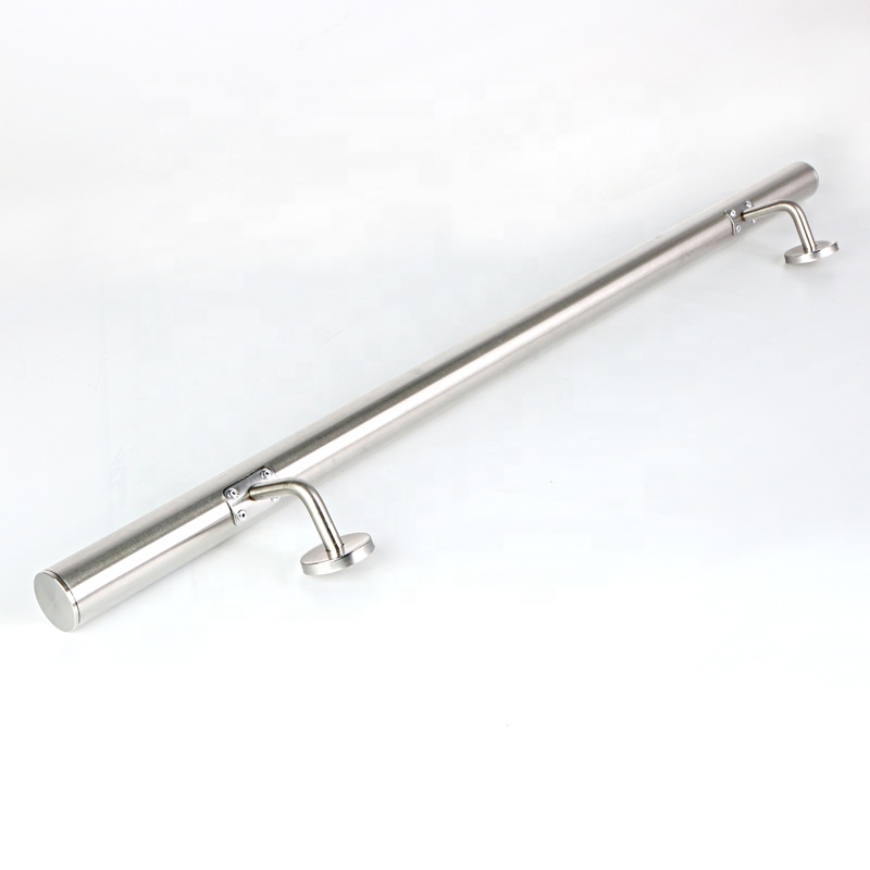 Removable Stainless Steel Pipe Stair Wall Mounted Handrail