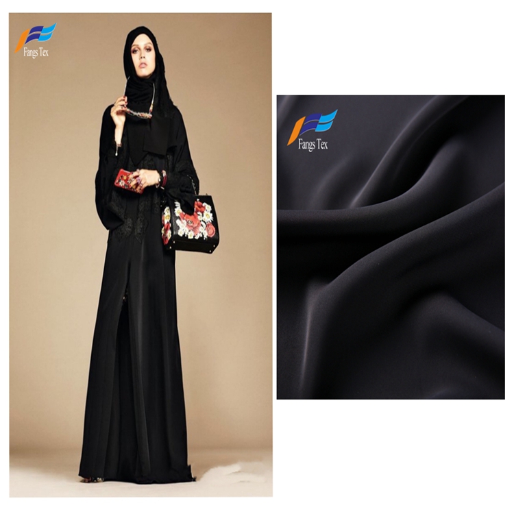 100% polyester abaya fabric
