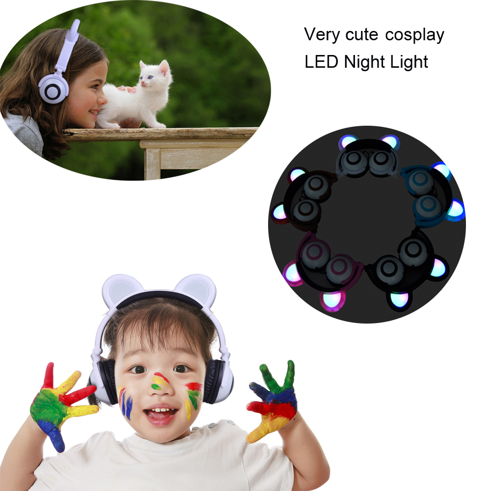 led kids headphone