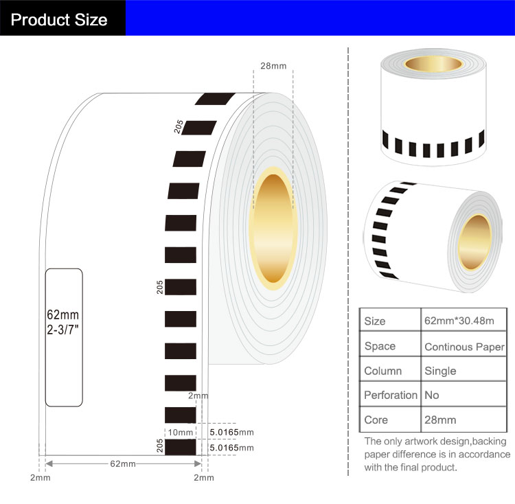 brother compatible barcode label roll