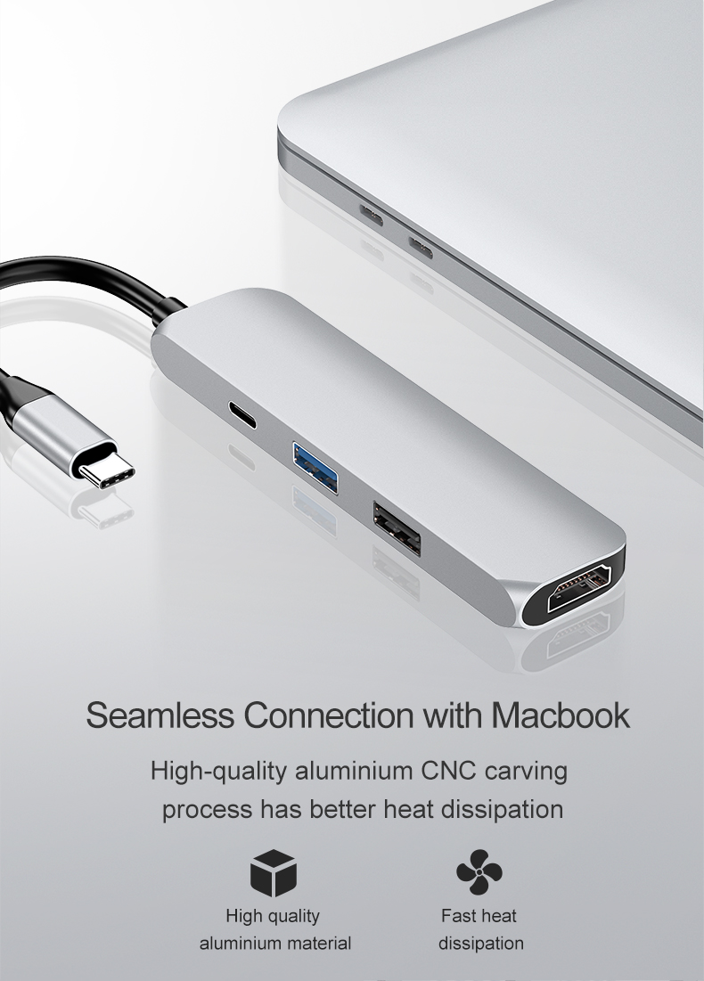 USB-C HUB 4 in 1