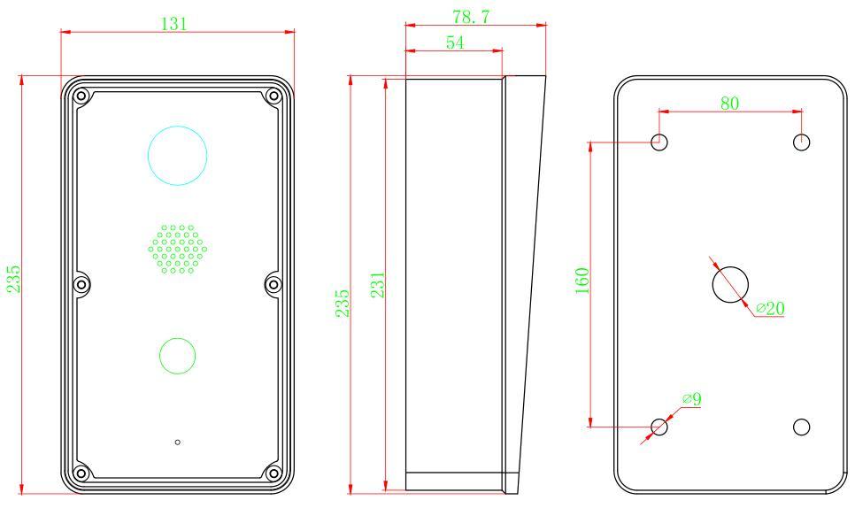 Outdoor Weatherproof IP66 SIP Door Phone Video Intercom