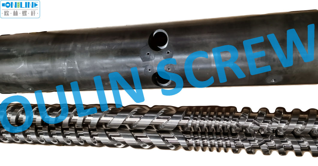 Fornecer Cincinnati PVC Profile Extrusão Twin Screw Barrel